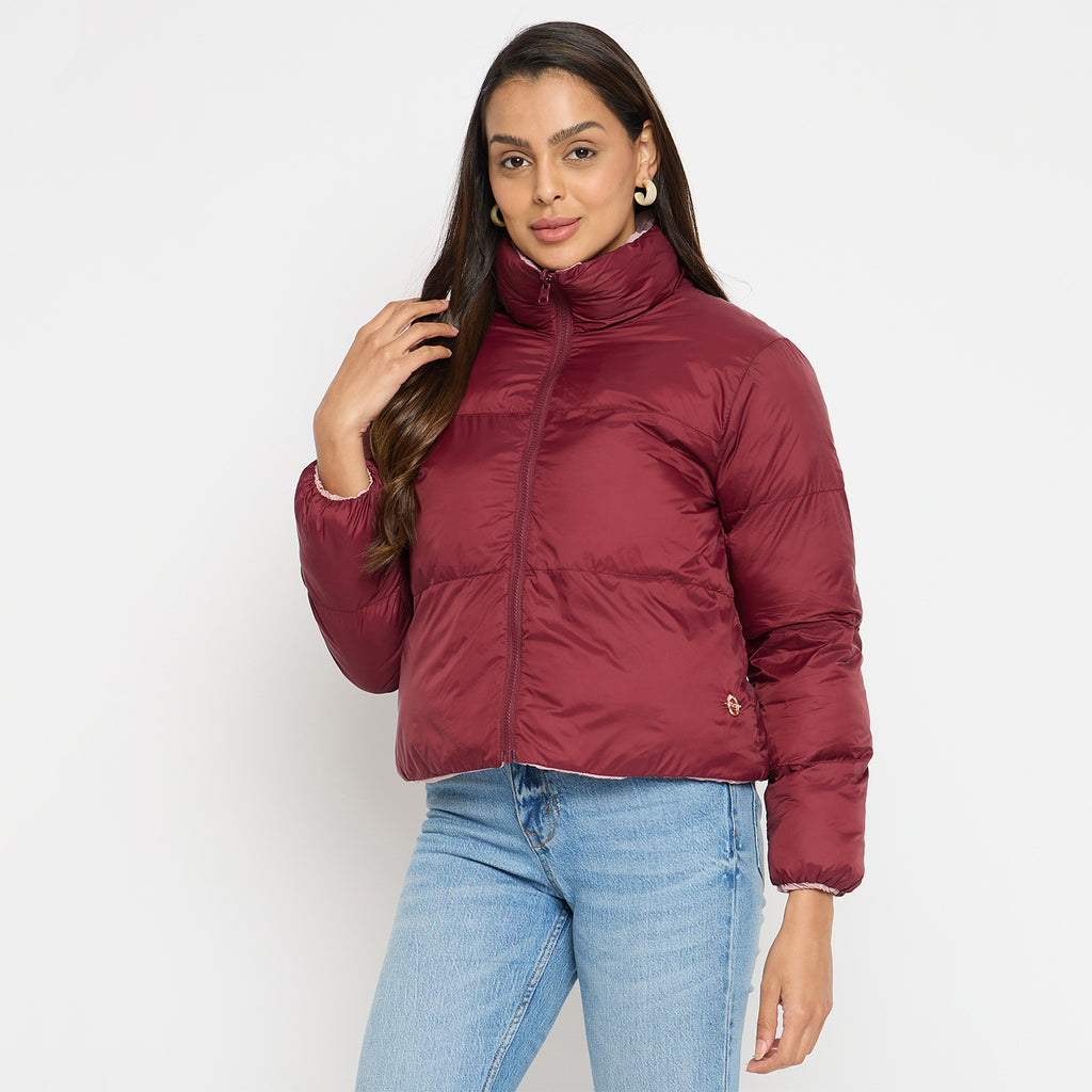 Duke Urban Women Full Sleeve Short Reversible Jacket (SDZ4044)
