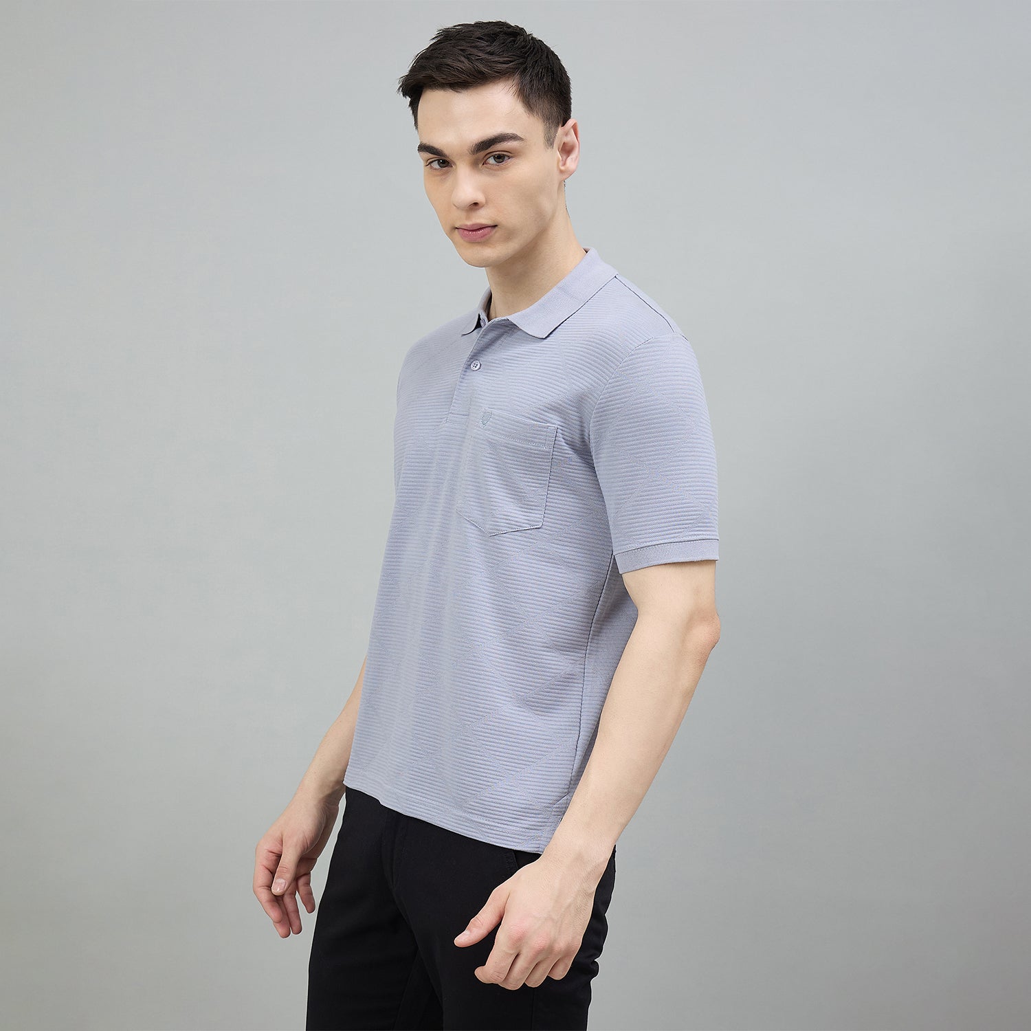 Duke Urban Men Polo Neck Half Sleeve Regular T-Shirt (LF7559)