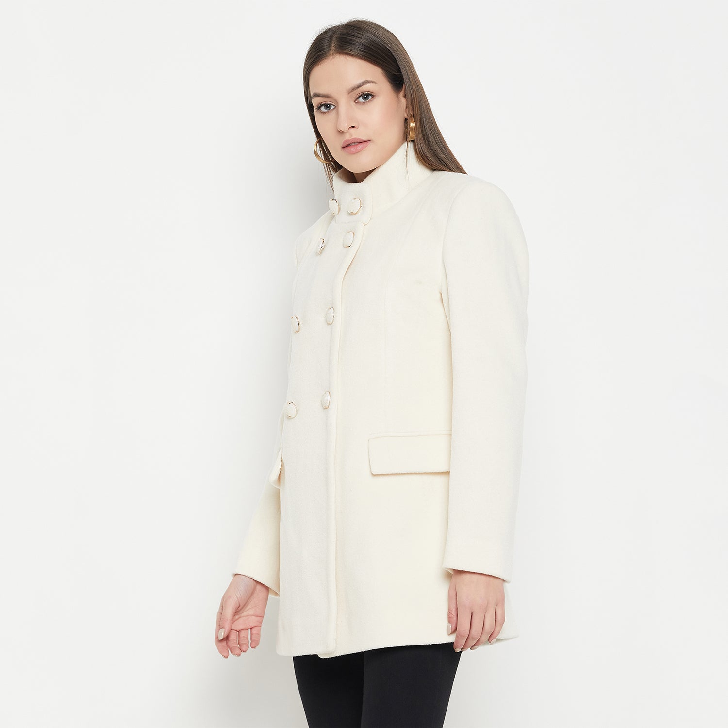 Duke Urban Women Full Sleeve Long Coat (SDZ4105)