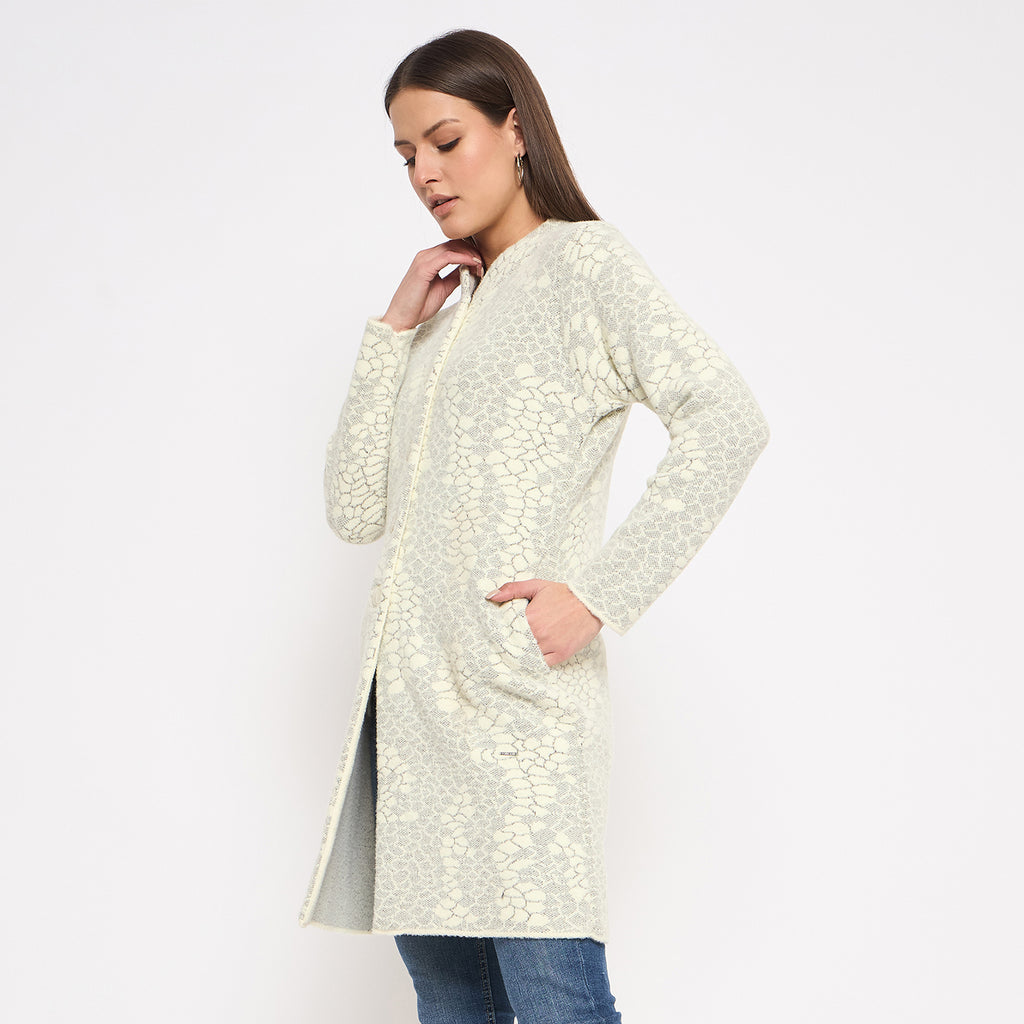 Duke Urban Women Full Sleeve Long Coat (SDS1260)