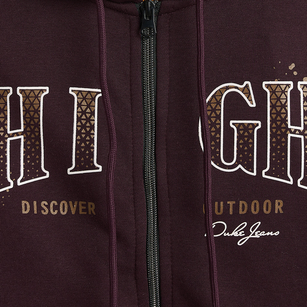 Duke Urban Boys Smart Fit Full Zip Hooded Sweatshirt (LF378)