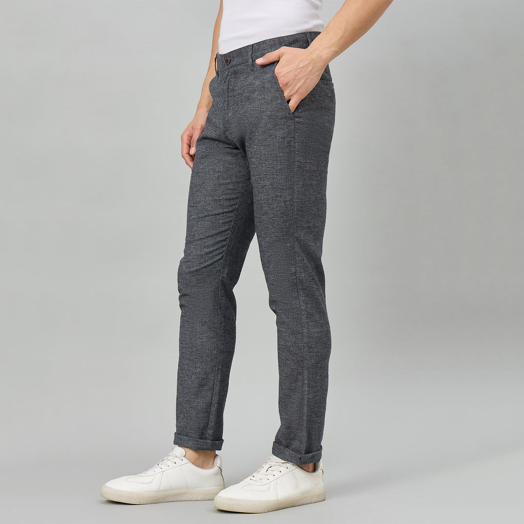 Duke Men Flatfront Narrow fit Casual Chinos Trouser (SDT4653)