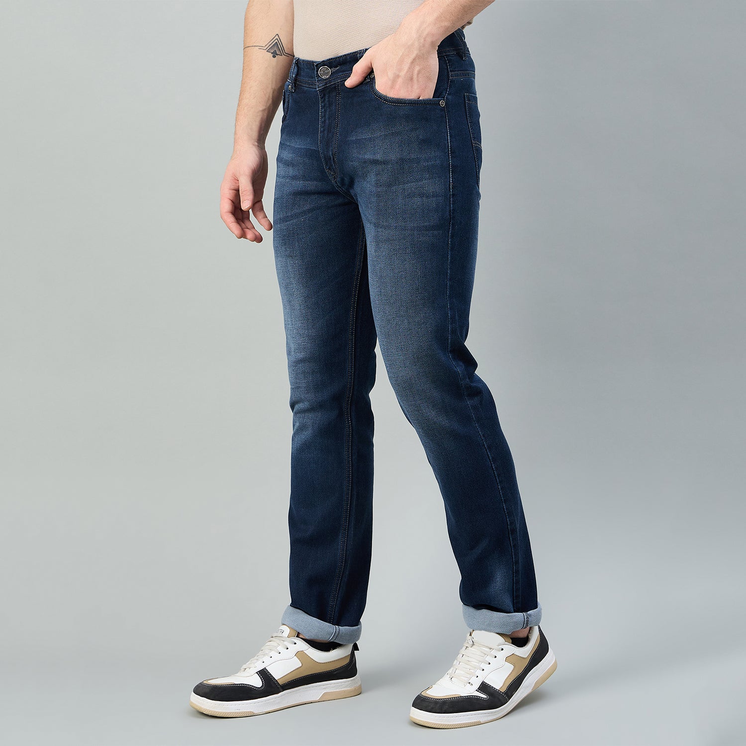 Duke Urban Men Comfort Fit Designer Jeans (MSD5919C)
