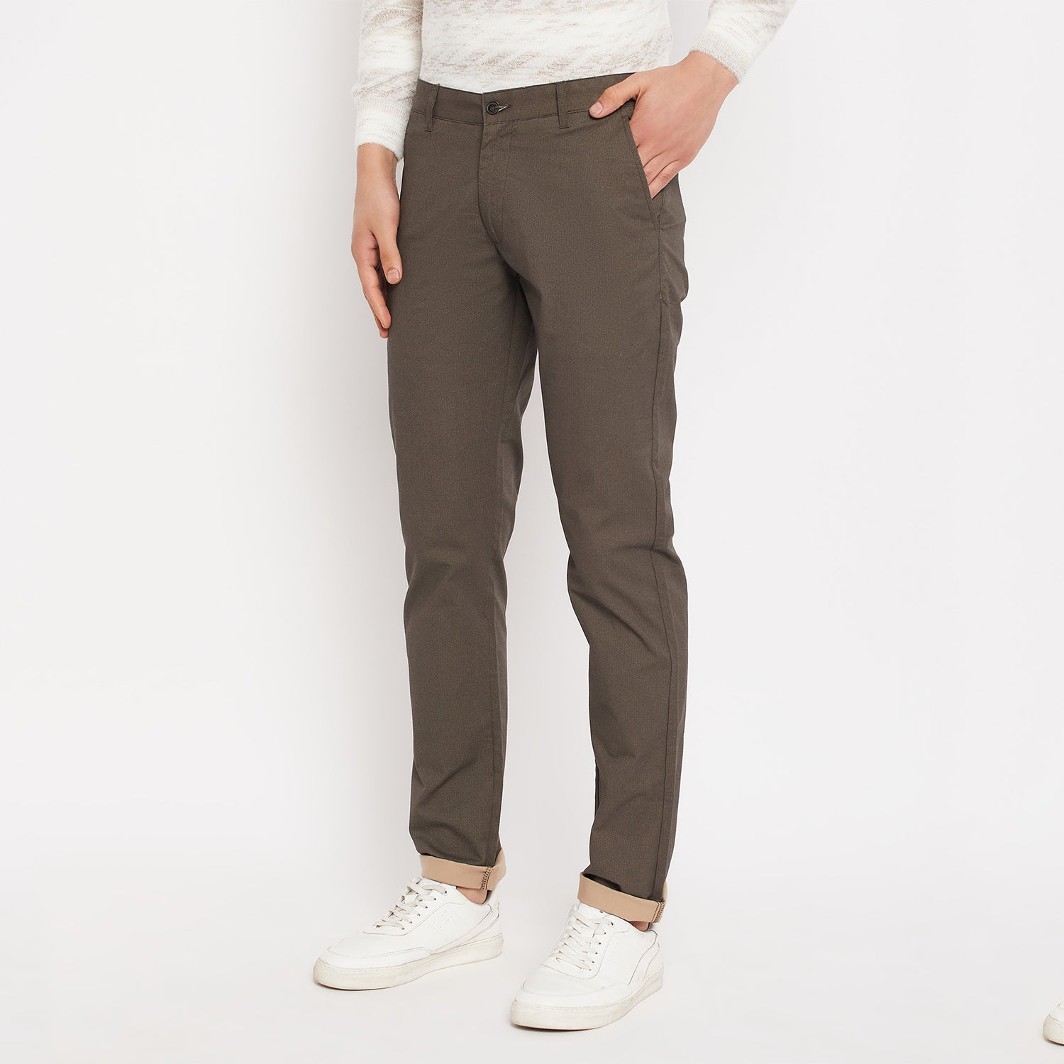 Duke Urban Men Solid Chinos Trousers (SDT4519)
