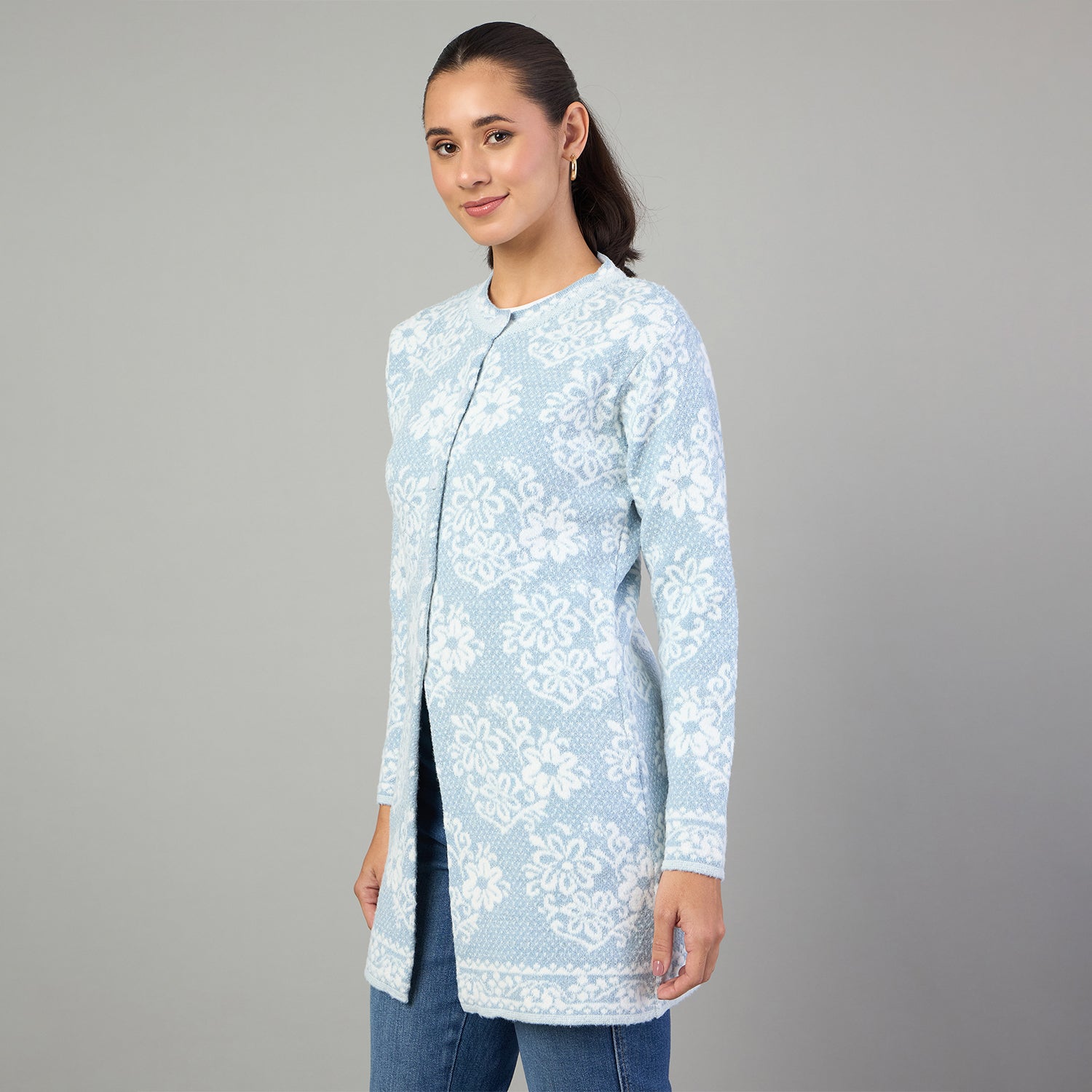 Duke Women Long Coat Shortstyle Cardigan (ONSDS106)