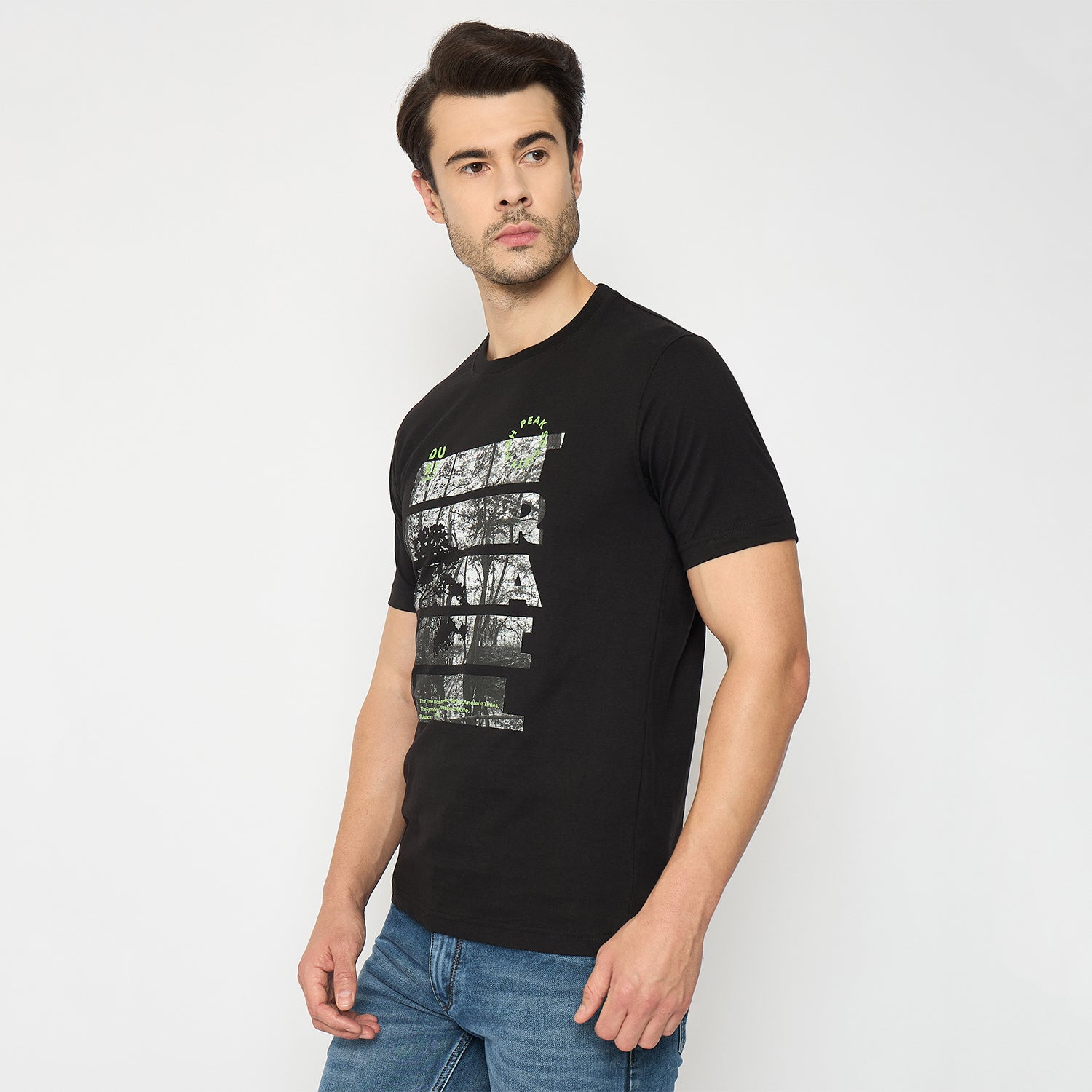 Duke Urban Men Half Sleeve Cotton Tshirt (LF7488)