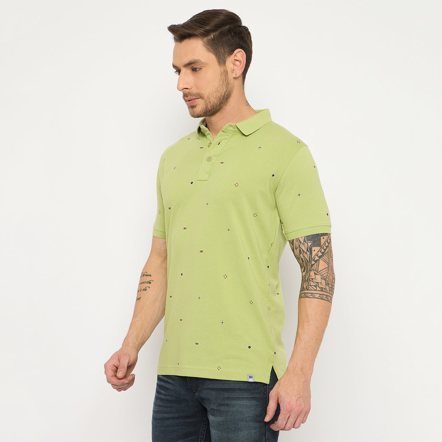 Duke Urban Men Half Sleeve Cotton Polo Tshirt (LF7412)