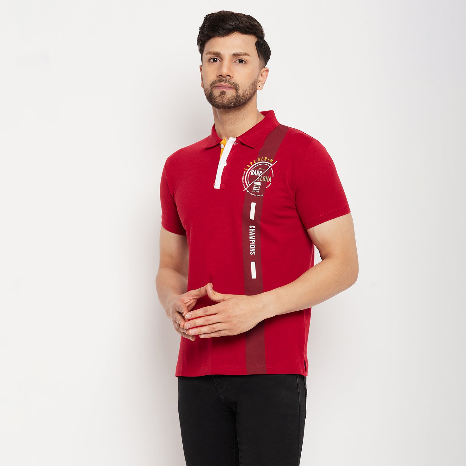 Duke Stardust Men Half Sleeve Cotton T-shirt (1153)