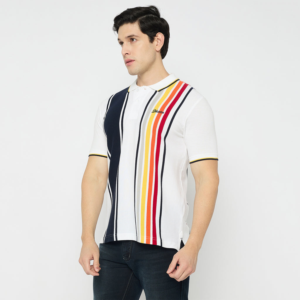 Duke Urban Men Half Sleeve Cotton Polo Tshirt (LF7477)