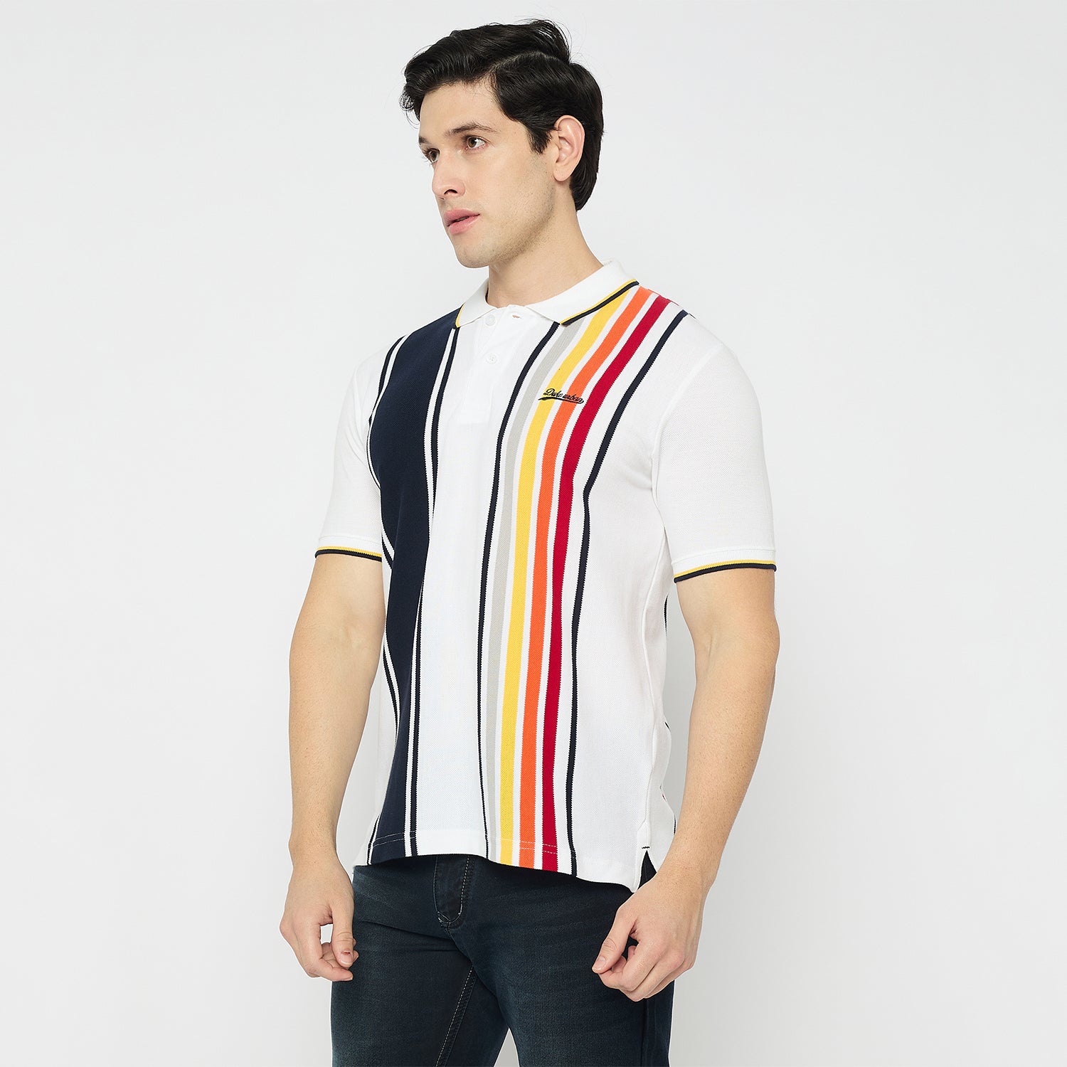 Duke Urban Men Half Sleeve Cotton Polo Tshirt (LF7477)