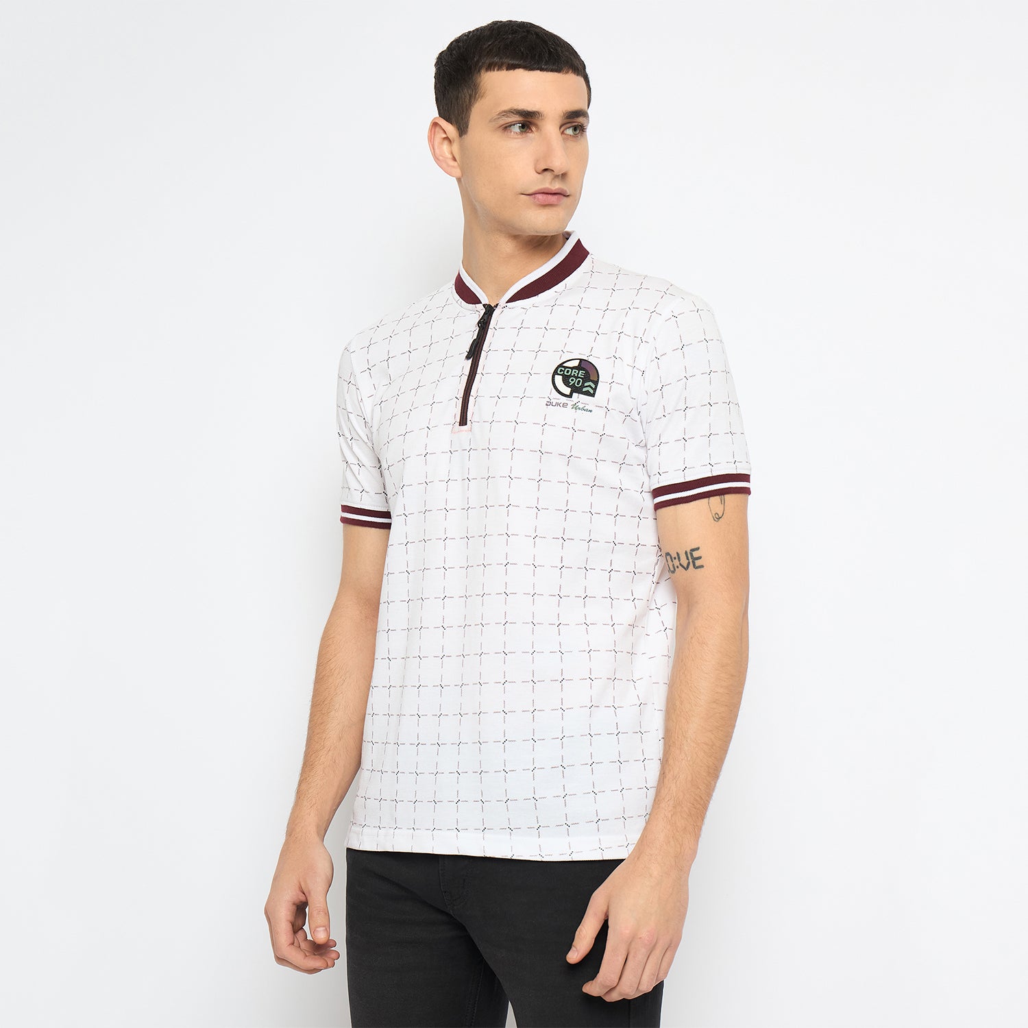 Duke Urban Men Half Sleeve Cotton Tshirt (LF7152)