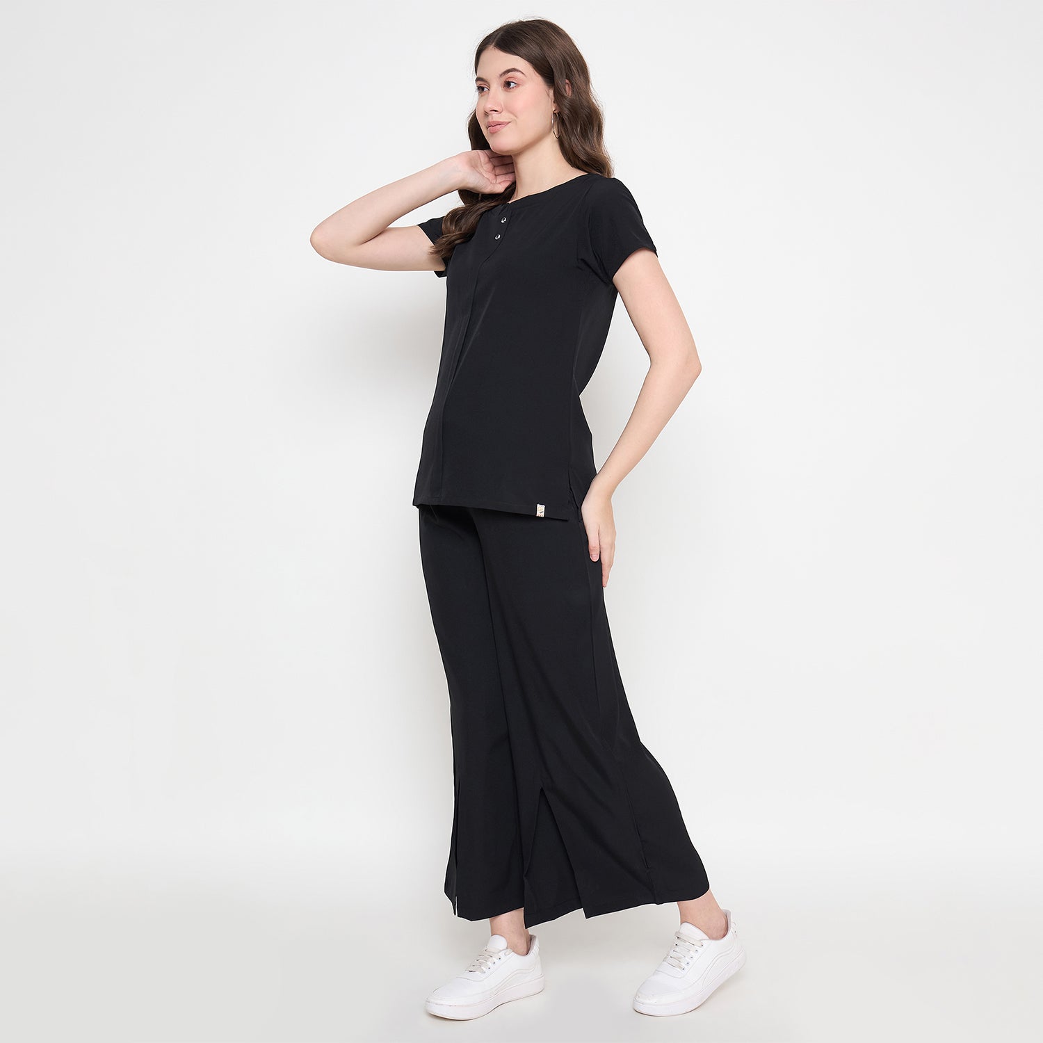 Duke Urban Women Half Sleeve Top & Palazzo Set (LFX7812)