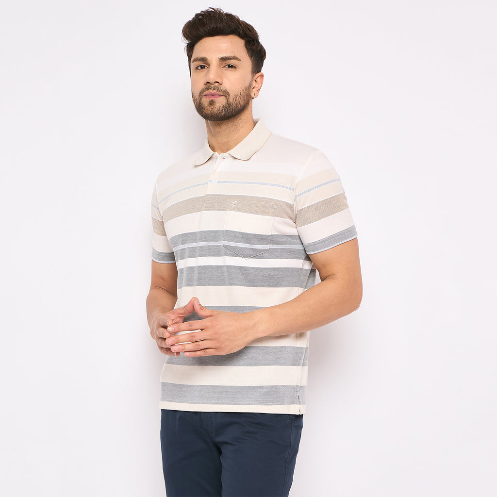 Duke Stardust Men Half Sleeve Cotton T-shirt (LF7255)