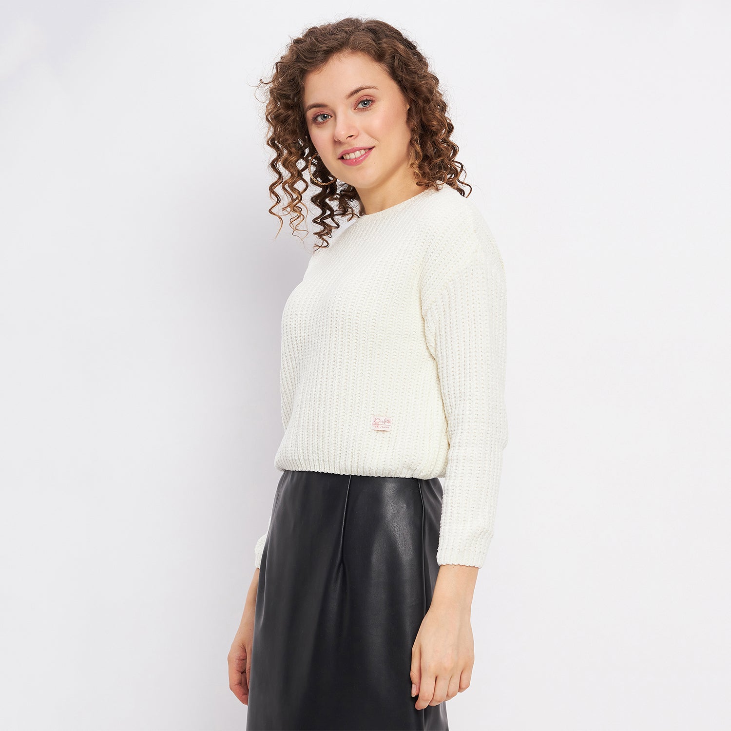 Duke Urban Women Full Sleeve Woven Sweater (LQS9655)