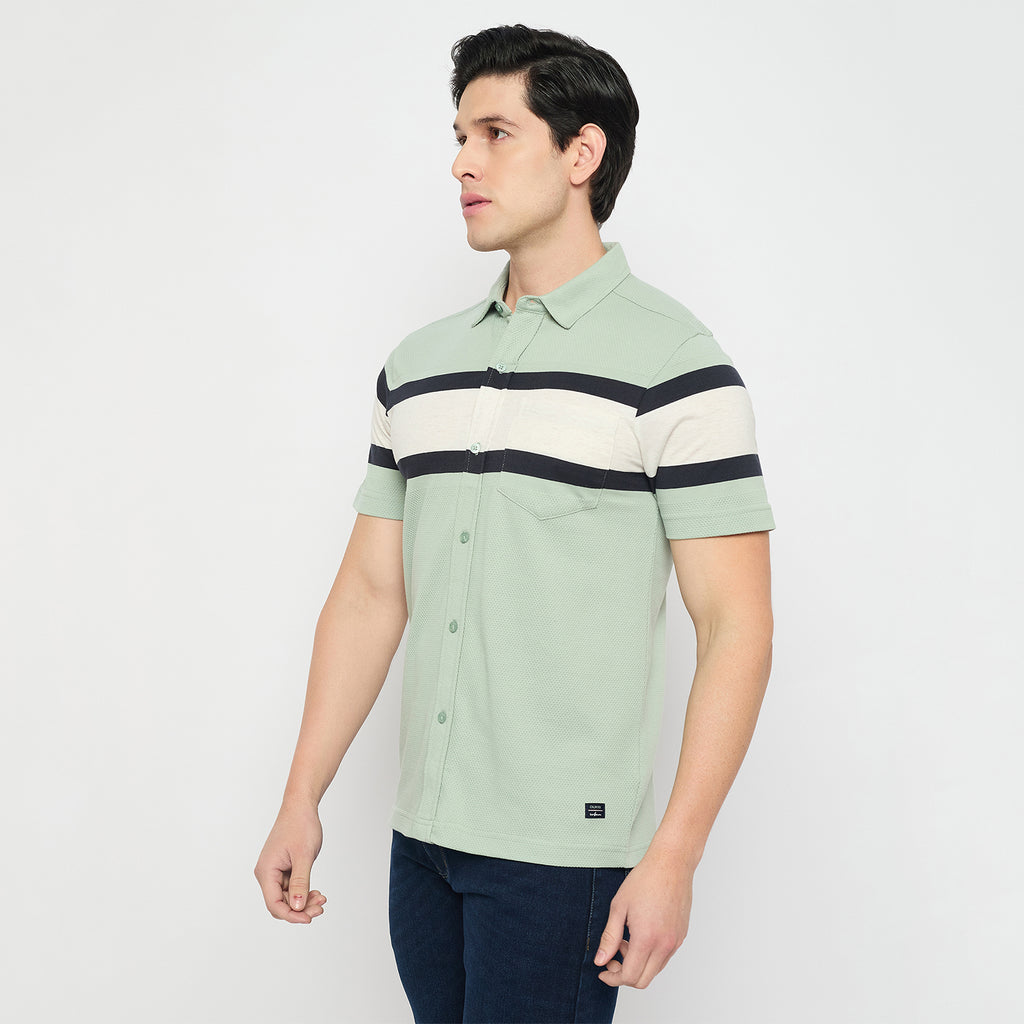 Duke Urban Men Half Sleeve Cotton Shirt (LF7661)