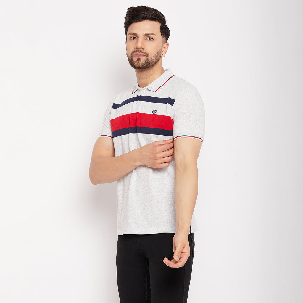 Duke Stardust Men Polo Neck Half Sleeve Cotton T-shirt (LF5719)