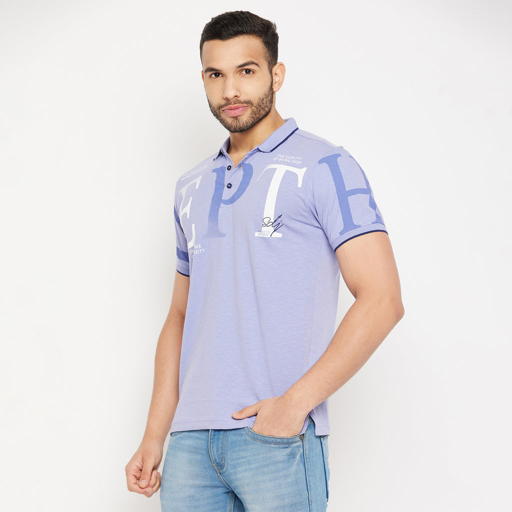 Duke Urban Men Half Sleeve Polo Neck Cotton T-shirt (LF5782)