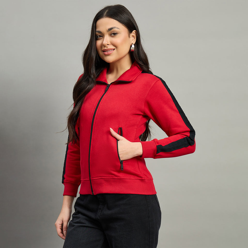 Duke Urban Women Full Zip Regular Sweatshirt (LFX5004S)