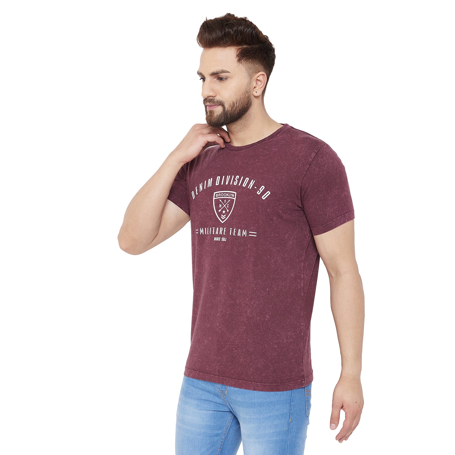 Duke Urban Men Half Sleeve Cotton Tshirt (LF4647)