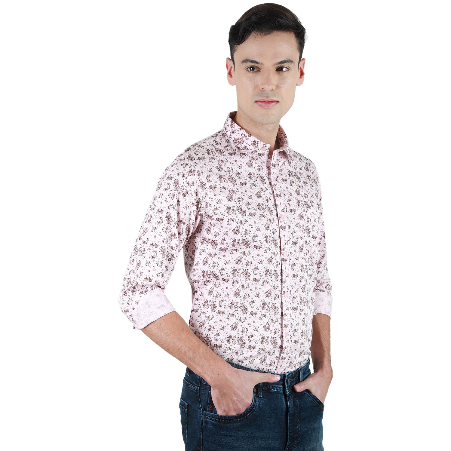 Duke Stardust Men Full Sleeve Cotton Shirt (SDO7PRTH)