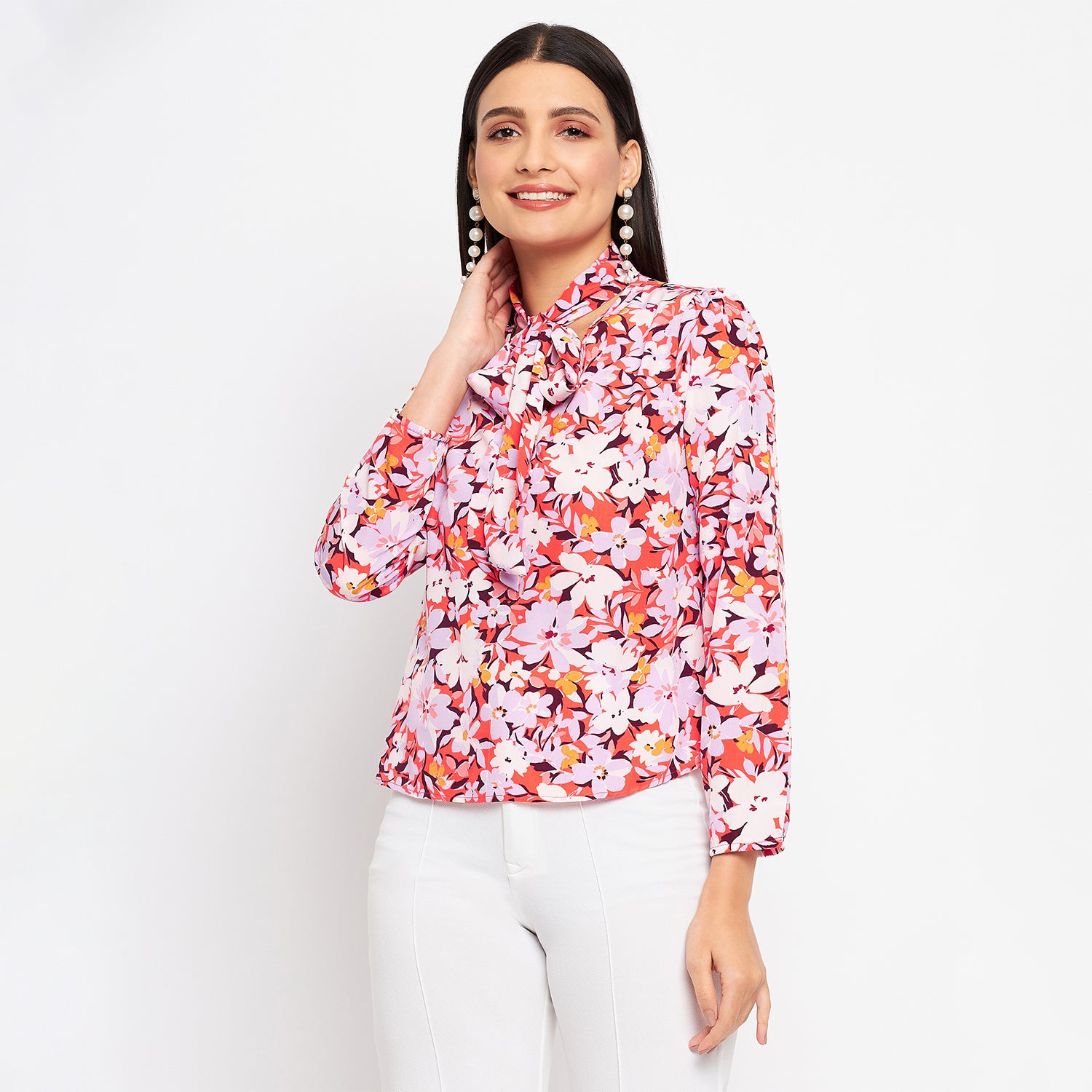 Duke Urban Women Regular Sleeve Printed Top (SDX3266)