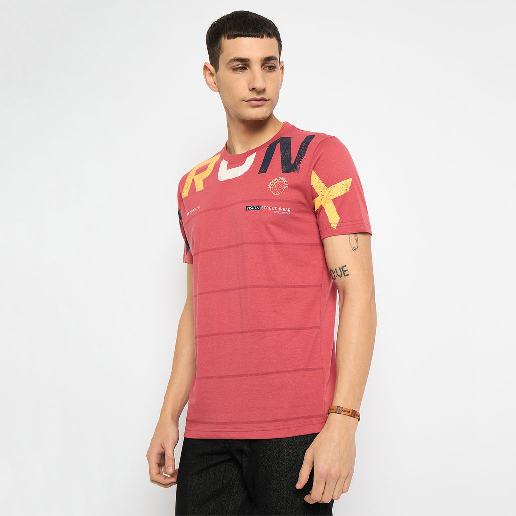 Duke Urban Men Half Sleeve Cotton Tshirt (LF7153)