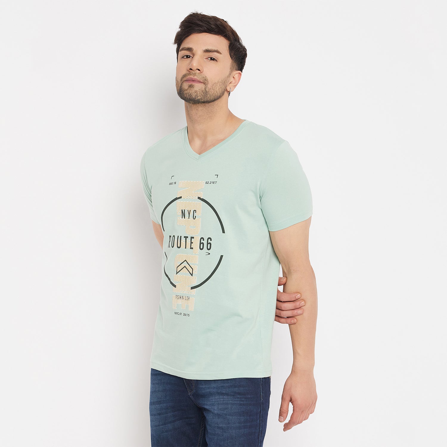 Duke Urban Men Half Sleeve Cotton T-shirt (MLF1129)