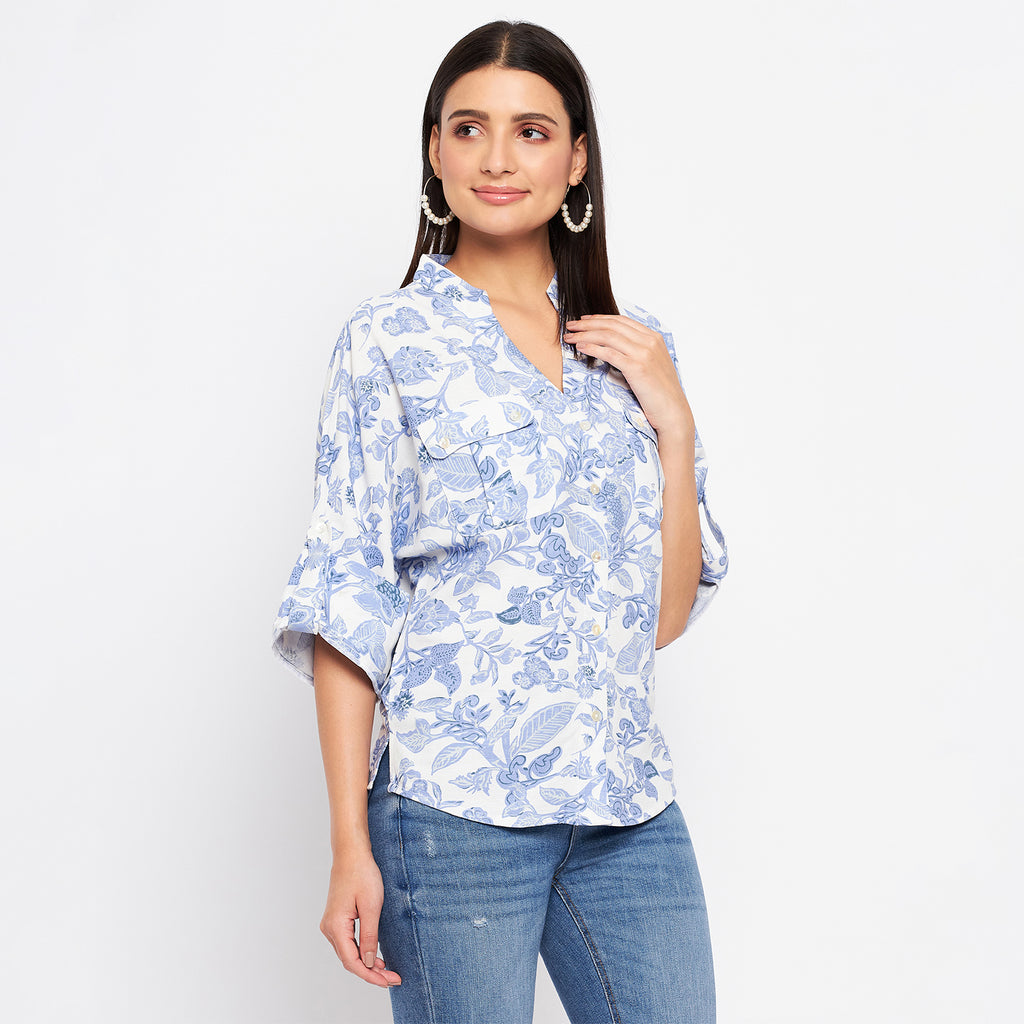 Duke Stardust Women 3/4th Sleeve Printed Shirt (SDX3267)