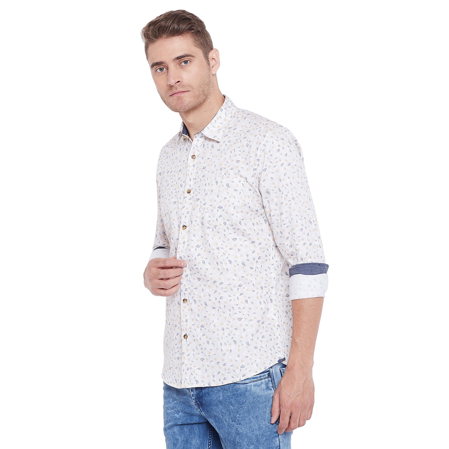 Duke Urban Cotton Full Sleeve Shirt (SDO8853)