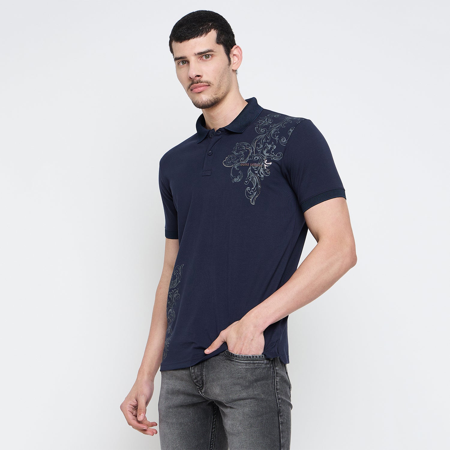 Duke Urban Men Half Sleeve Cotton Polo Tshirt (LF7306)