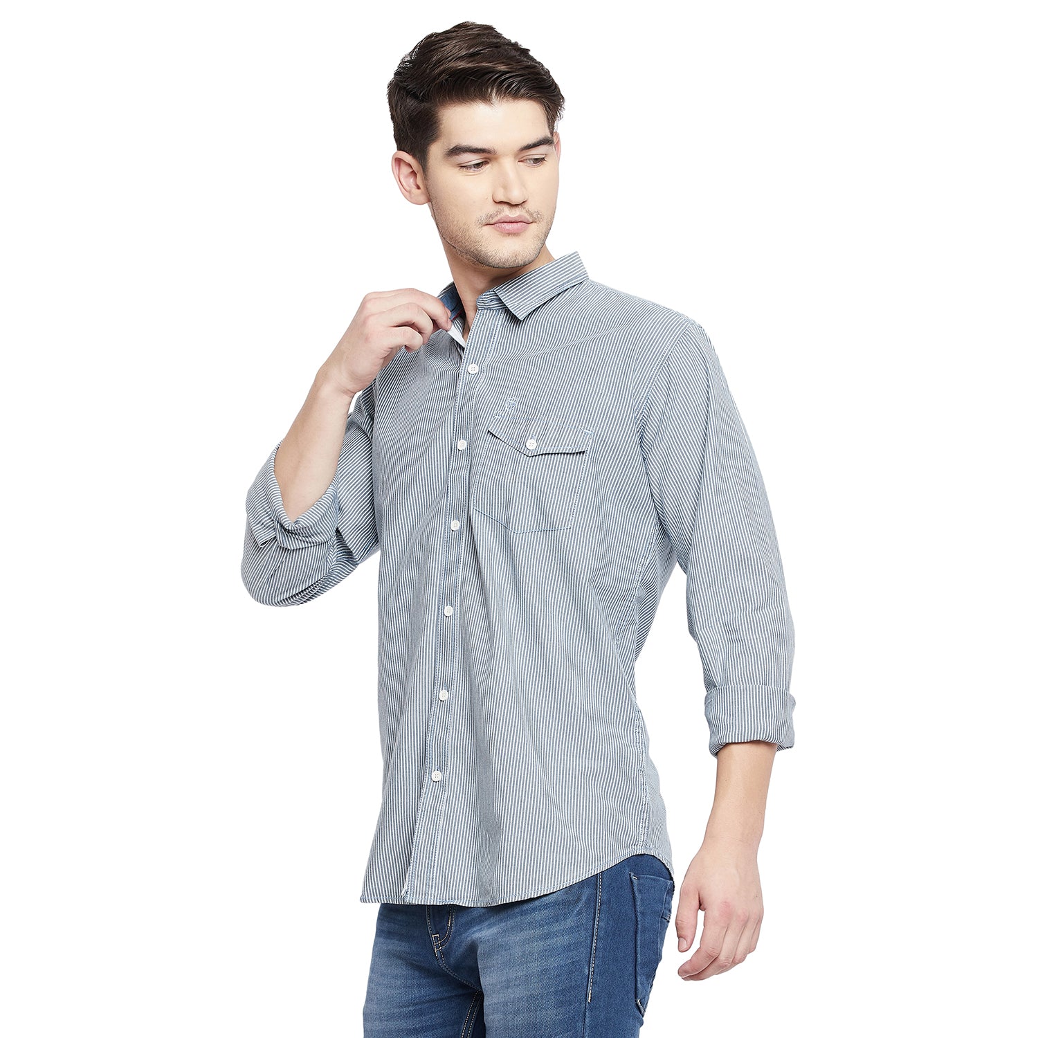 Duke Urban Men Full Sleeve Cotton Shirt (LQO8522)