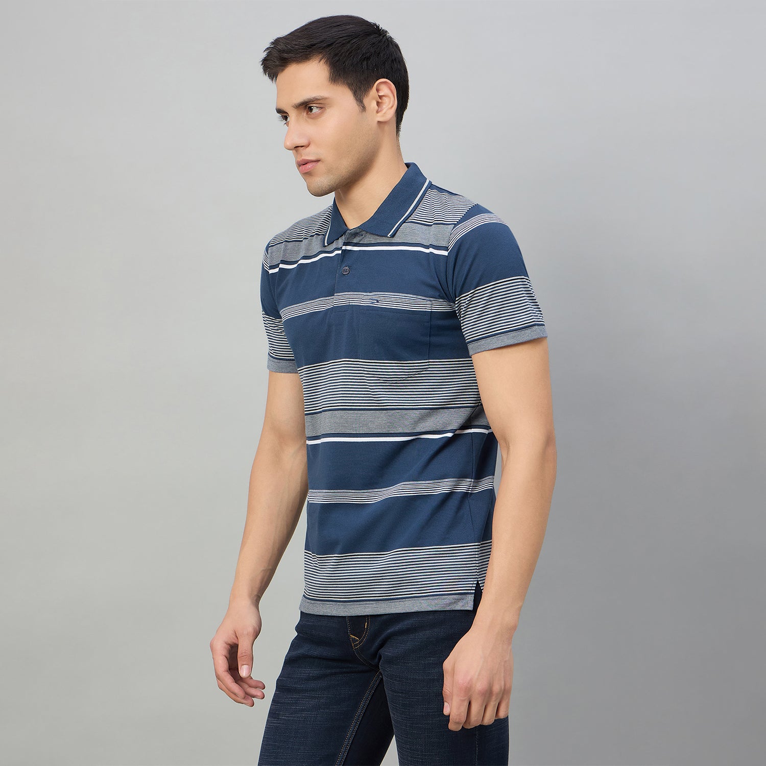 Duke Men Half Sleeve Cotton Regualr Fit Casual T-shirt (MLF1174)