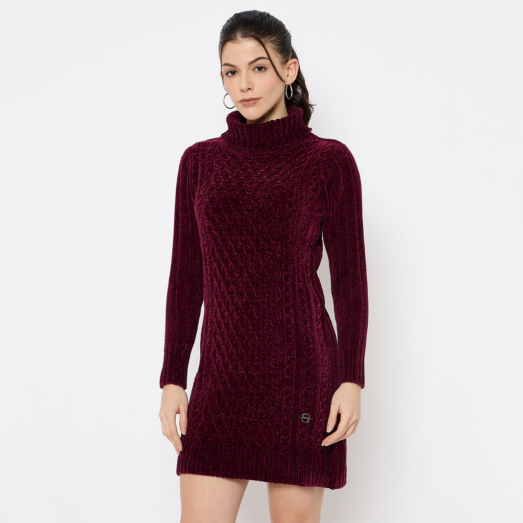 Duke Stardust Women Full Sleeve Winter Dress (SDS1255)