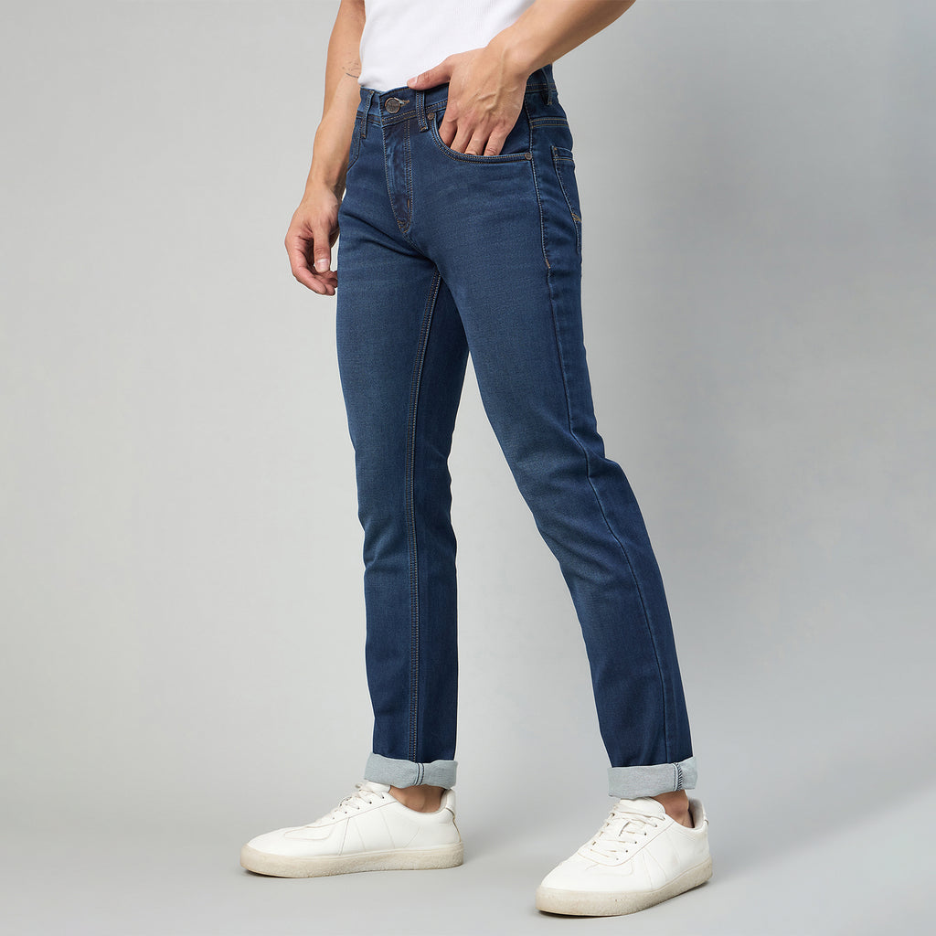 Duke Men Narrow Fit Stretchable Jeans (SDD9186N)