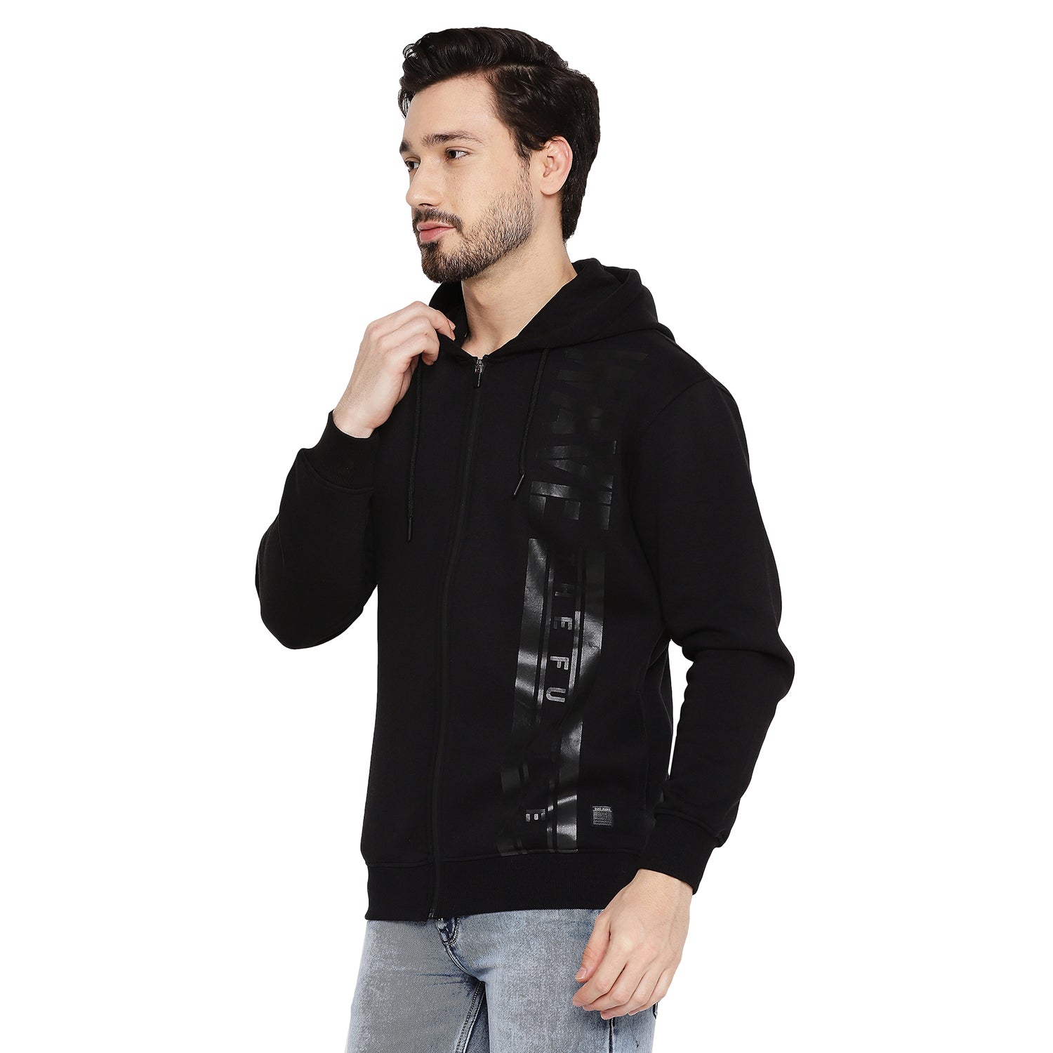 Duke Urban Men Hooded Zipper Sweatshirt (LF6133S)