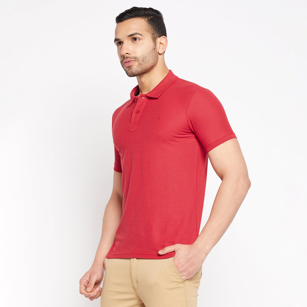 Duke Stardust Men Half Sleeve Polo Neck Cotton T-shirt (800F) More Colors