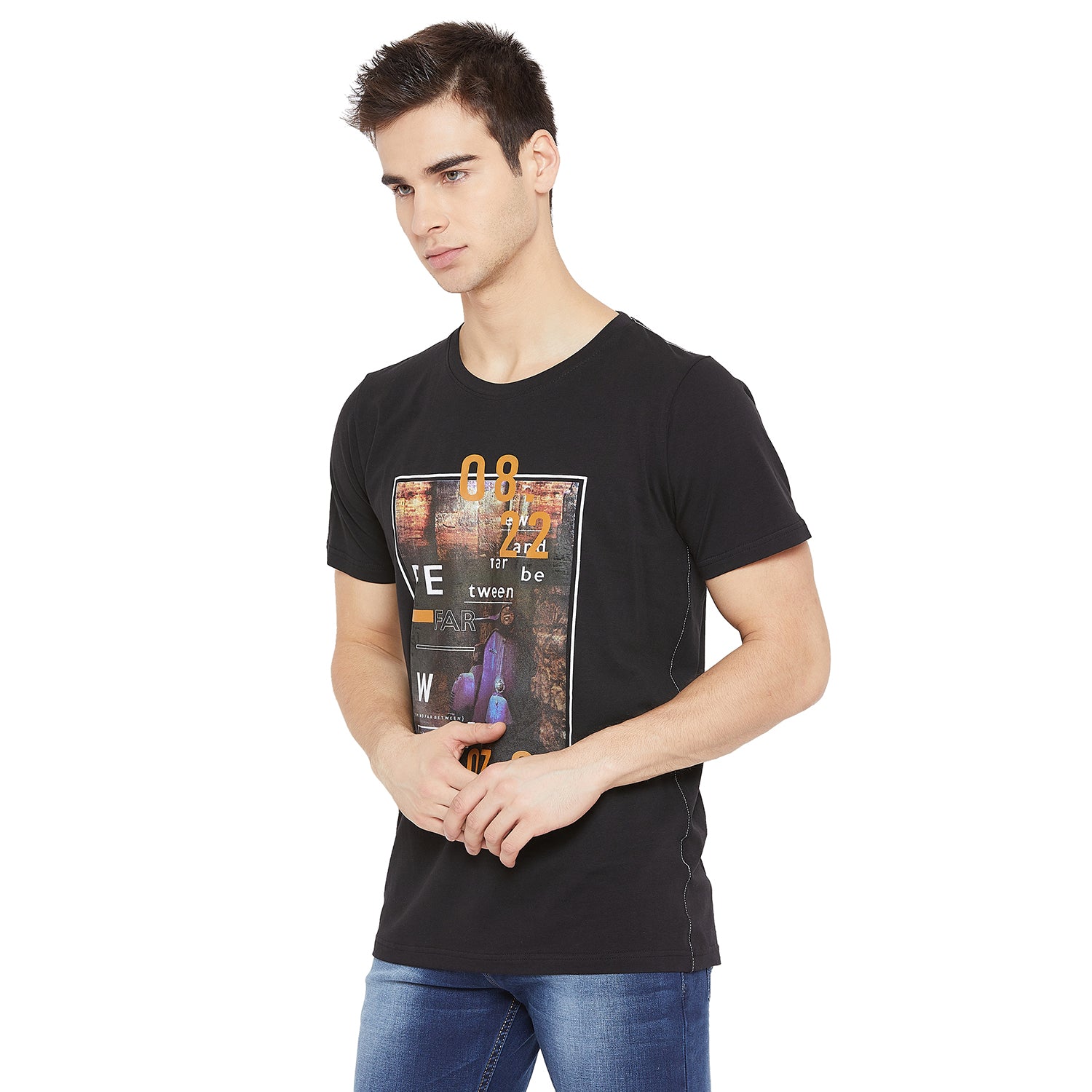 Duke Stardust Men Half Sleeve Cotton T-shirt (ONLF169)