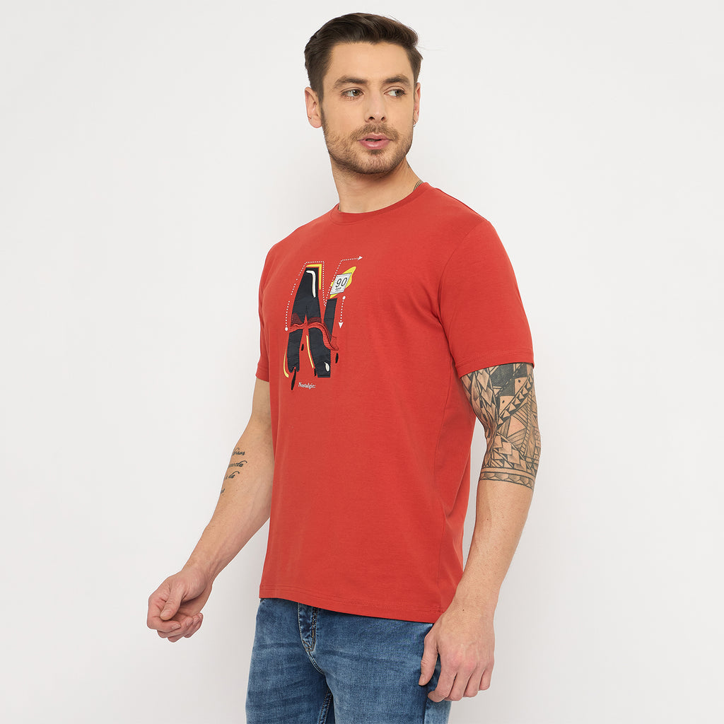 Duke Urban Men Half Sleeve Cotton Tshirt (LF7439)