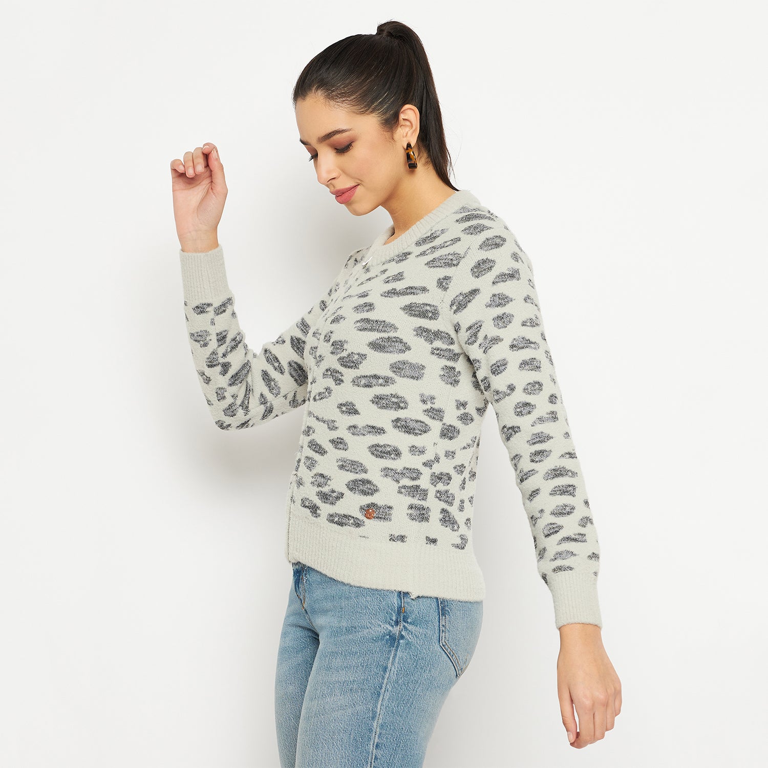 Duke Urban Women Self Design Cardigan (SDS1237)