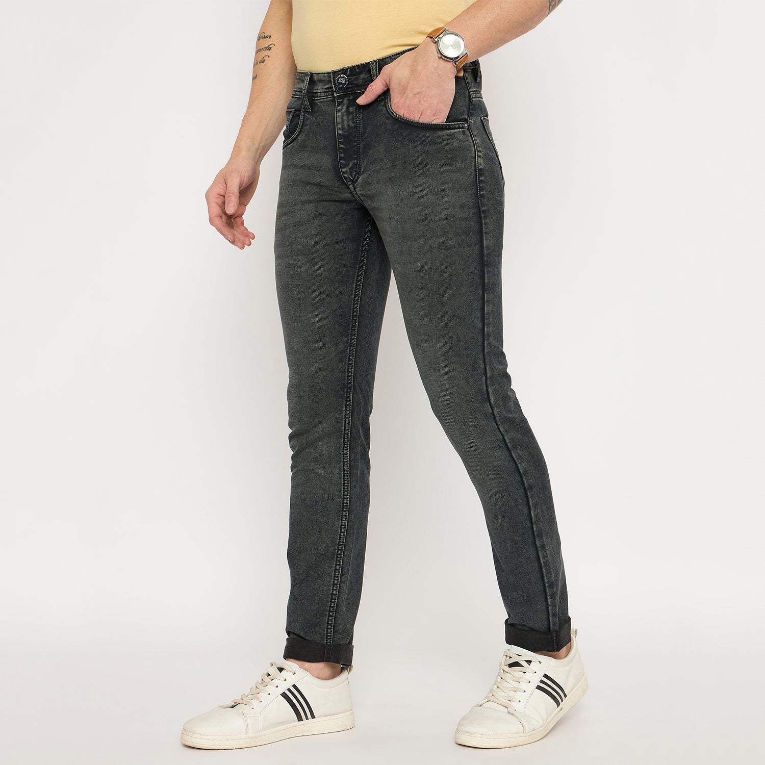 Duke Urban Men Slim Fit Stretchable Jeans (SDD5730S)