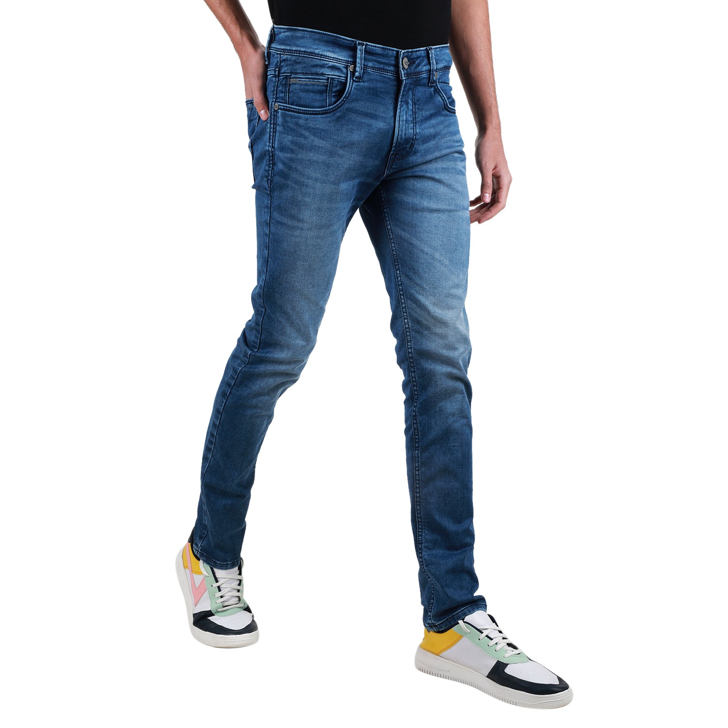 Duke Stardust Men Stretchable Slim Fit Jeans (SDD5378)