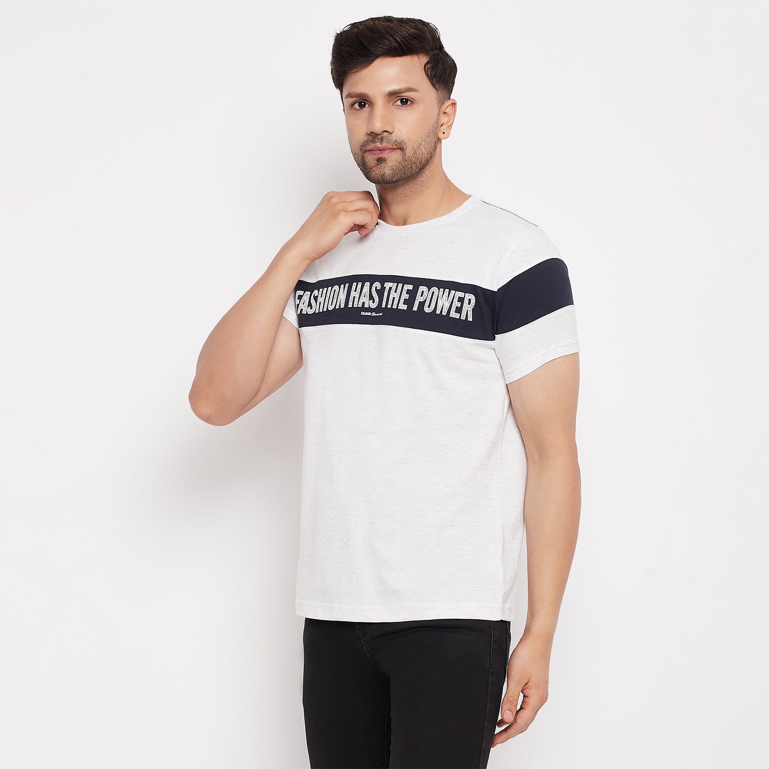 Duke Stardust Men Round Neck Half Sleeve Cotton T-shirt (LF5829)