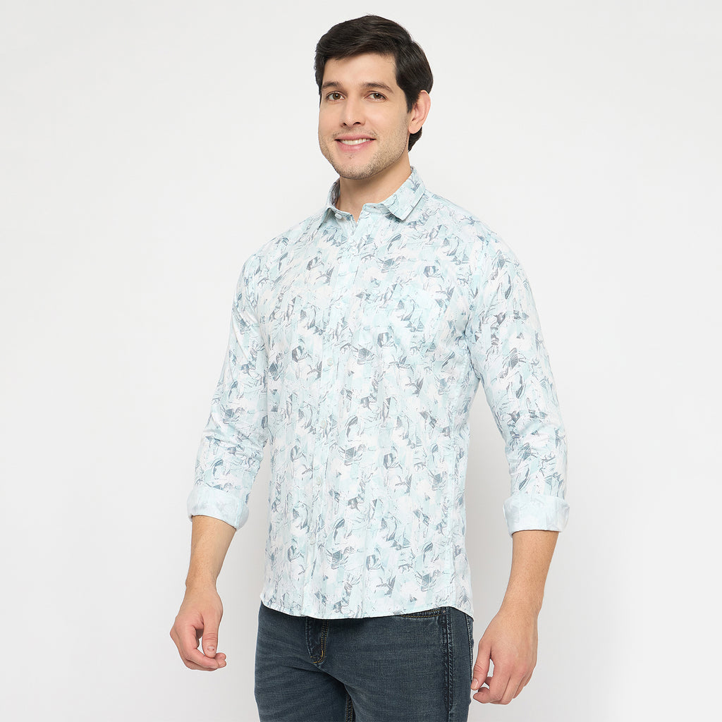 Duke Urban Men Full Sleeve Cotton Shirt (SDO8PRAR)