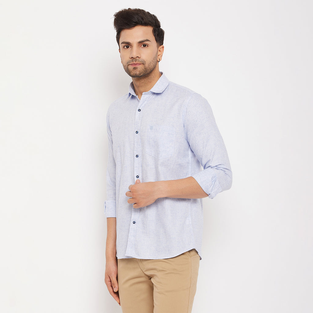Duke Men Stardust Cotton Full Sleeve Shirt (SDO8PCDL)