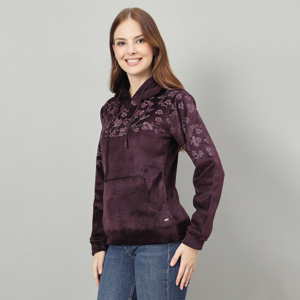 Duke Urban Women Hooded Regular Sweatshirt (LFX971)