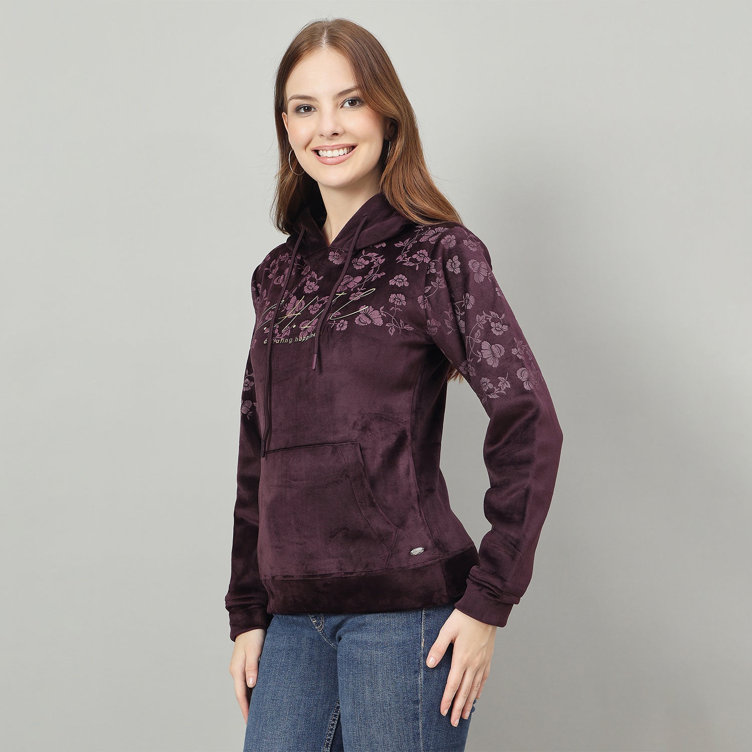 Duke Urban Women Hooded Regular Sweatshirt (LFX971)