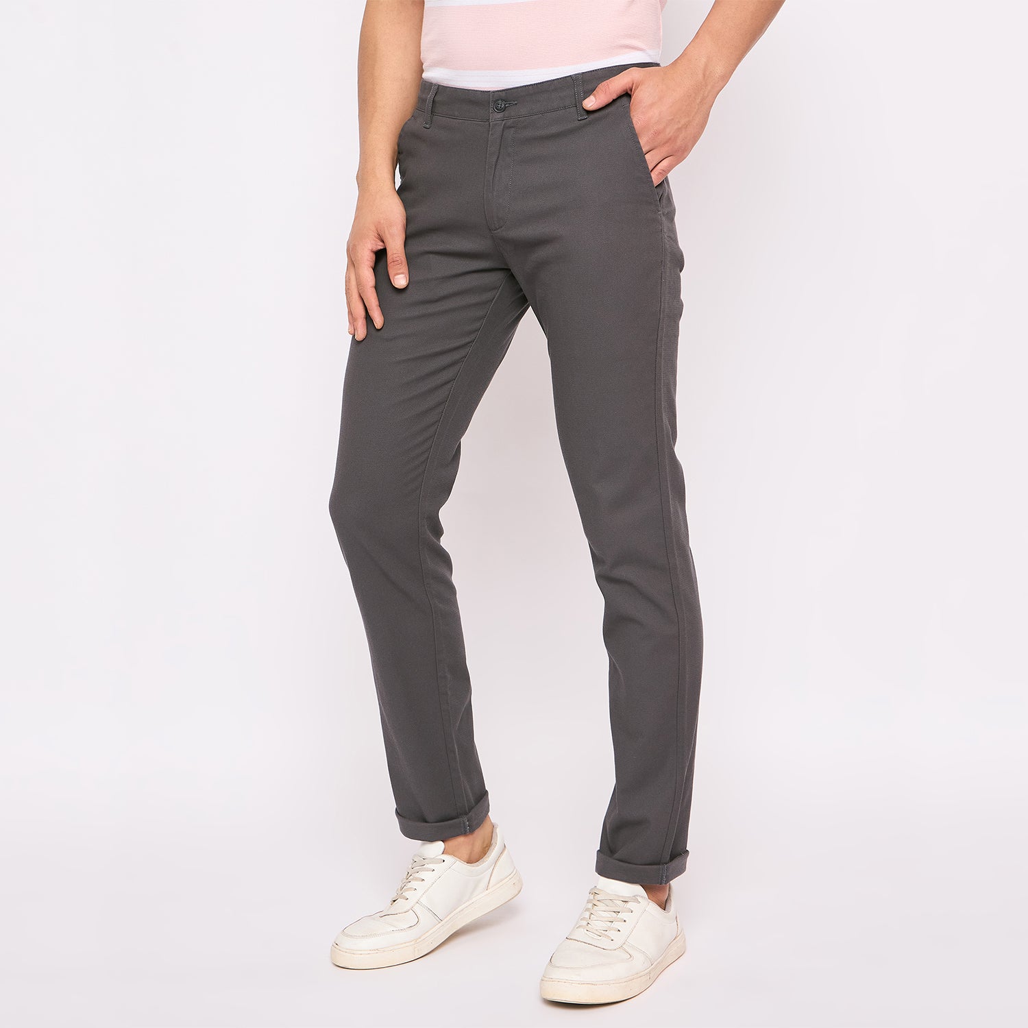 Duke Stardust Men Narrow Fit Chinos Trousers (SDT4506R)