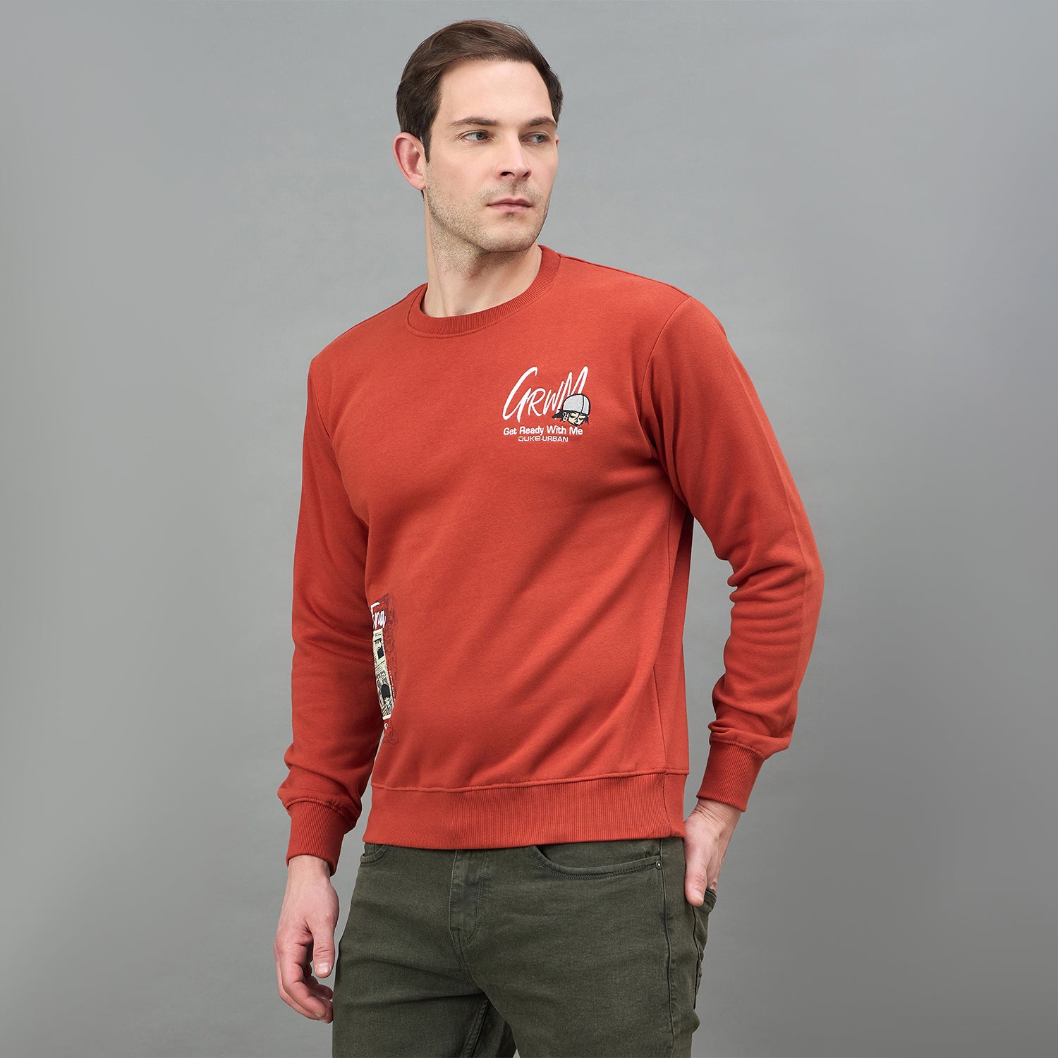 Duke Urban Men Printed Sweatshirt (LF6373)