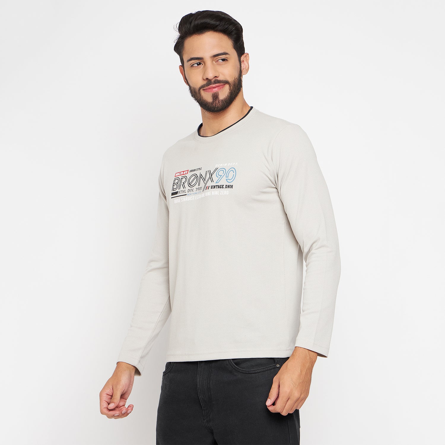 Duke Stardust Men Round Neck Full Sleeve Cotton T-shirt (LF3961)