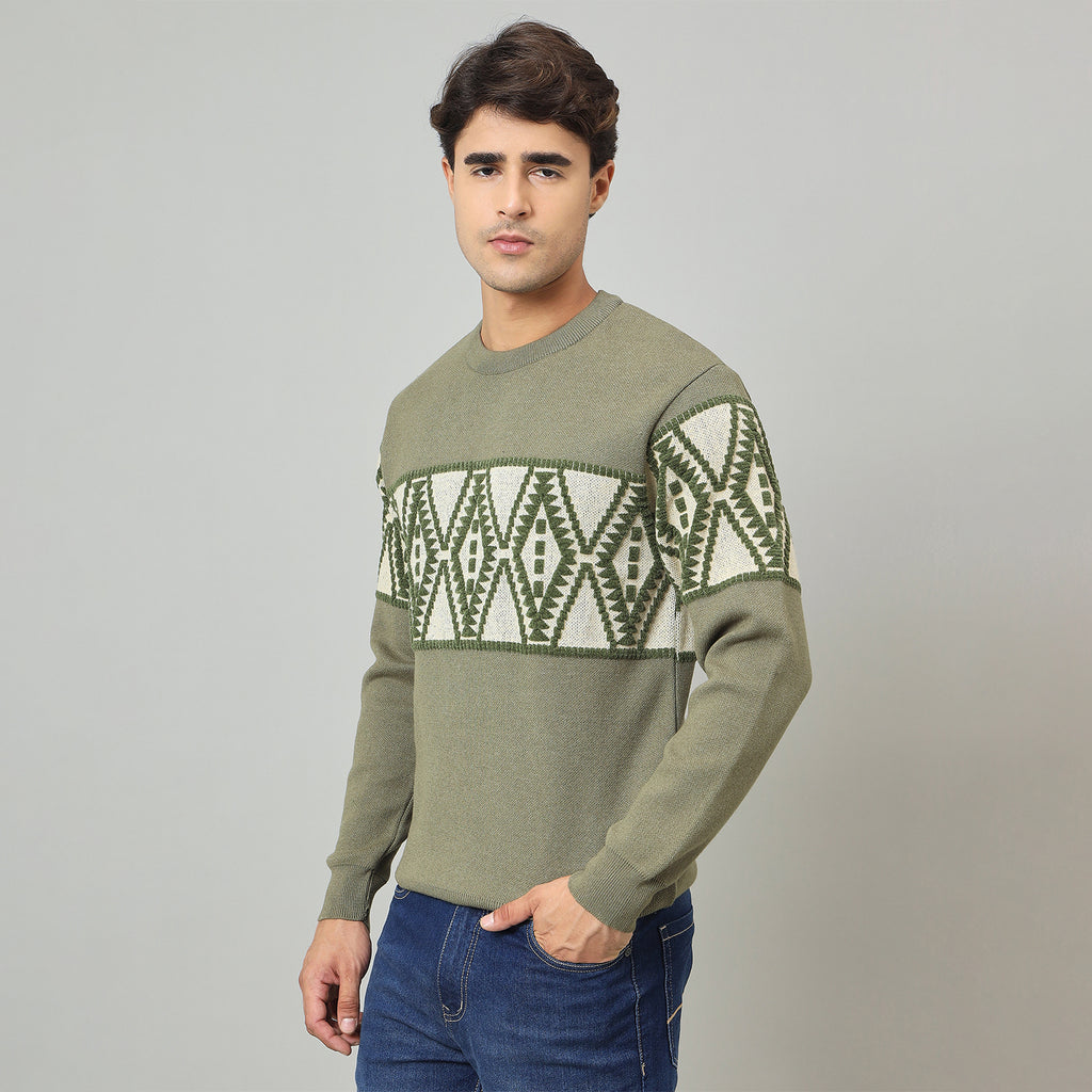 Duke Urban Men Full Sleeve Classic round neck sweater (SDS2267)